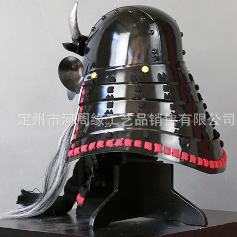 Japanese-Style Film Armor Replica Set, Black Ancient Japanese Costume Prop - Image 4