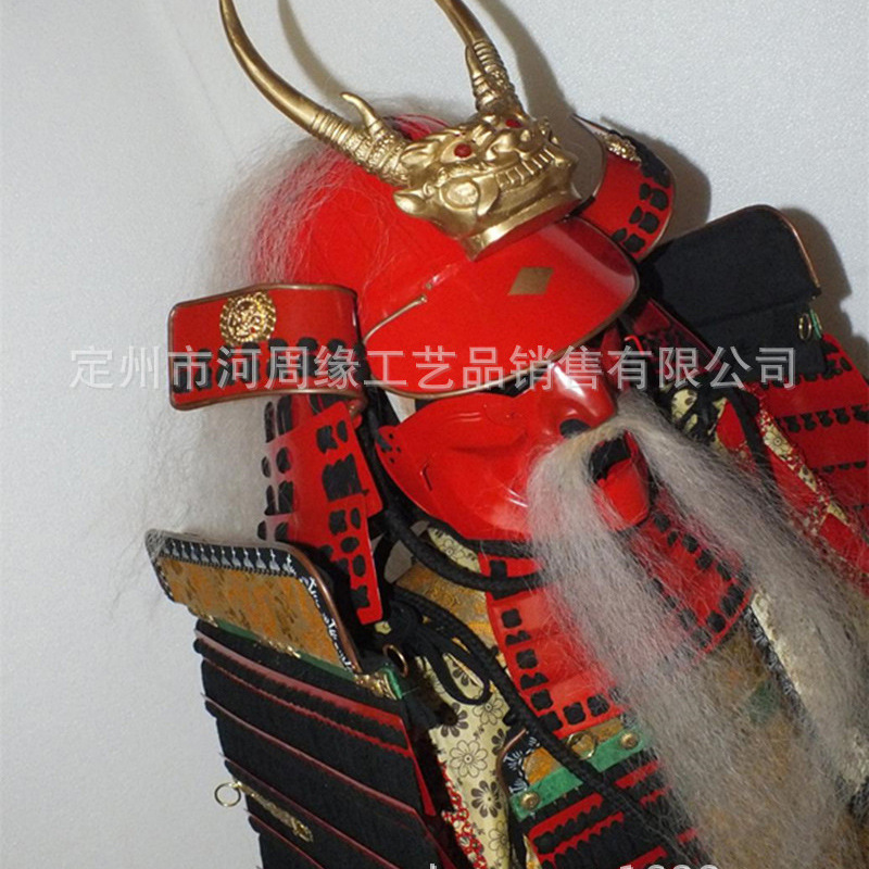 Wearable Japanese Sengoku Warrior Armor Replica, Iron Construction, Film Prop Suit - Image 4