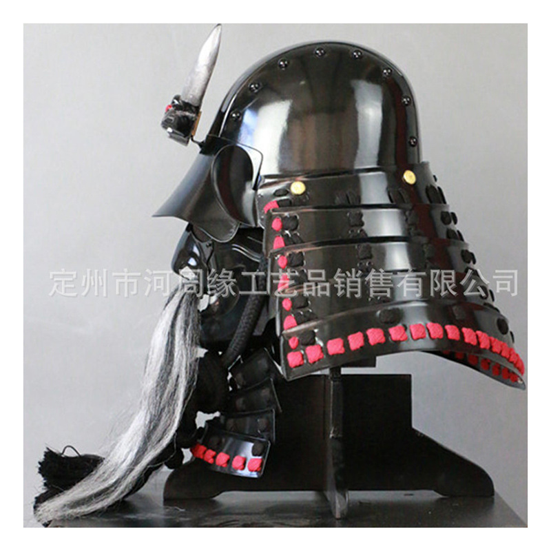 Japanese-Style Film Armor Replica Set, Black Ancient Japanese Costume Prop - Image 3