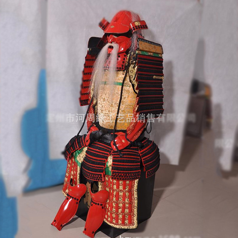 Wearable Japanese Sengoku Warrior Armor Replica, Iron Construction, Film Prop Suit - Image 2