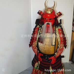 Wearable Japanese Sengoku Warrior Armor Replica, Iron Construction, Film Prop Suit