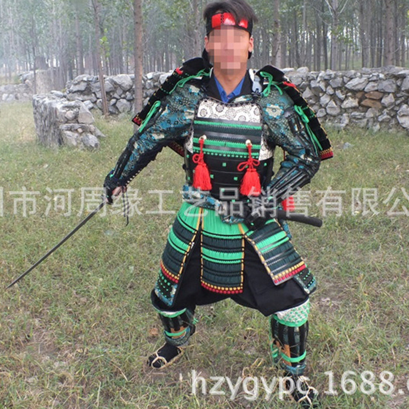 Japanese Warring States-Style Iron Armor Replica, Film and Stage Prop Costume - Image 2