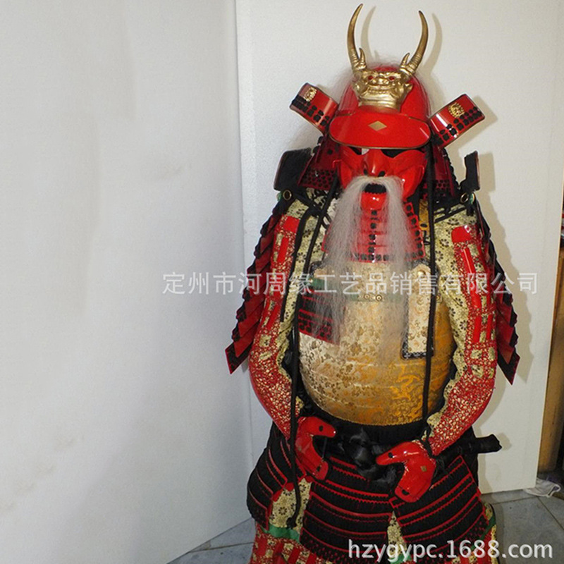 Wearable Japanese Sengoku Warrior Armor Replica, Iron Construction, Film Prop Suit - Image 3