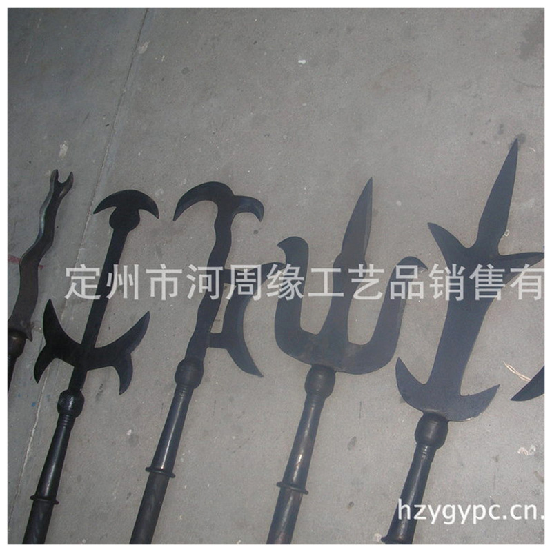 Film & TV Prop Ancient Weapon Replica, Iron Dao Blade for Stage Performance Display - Image 5