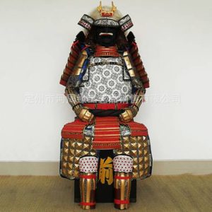 Wearable Takeda Shingen-style Samurai Armor Replica Film Prop with Wooden Case