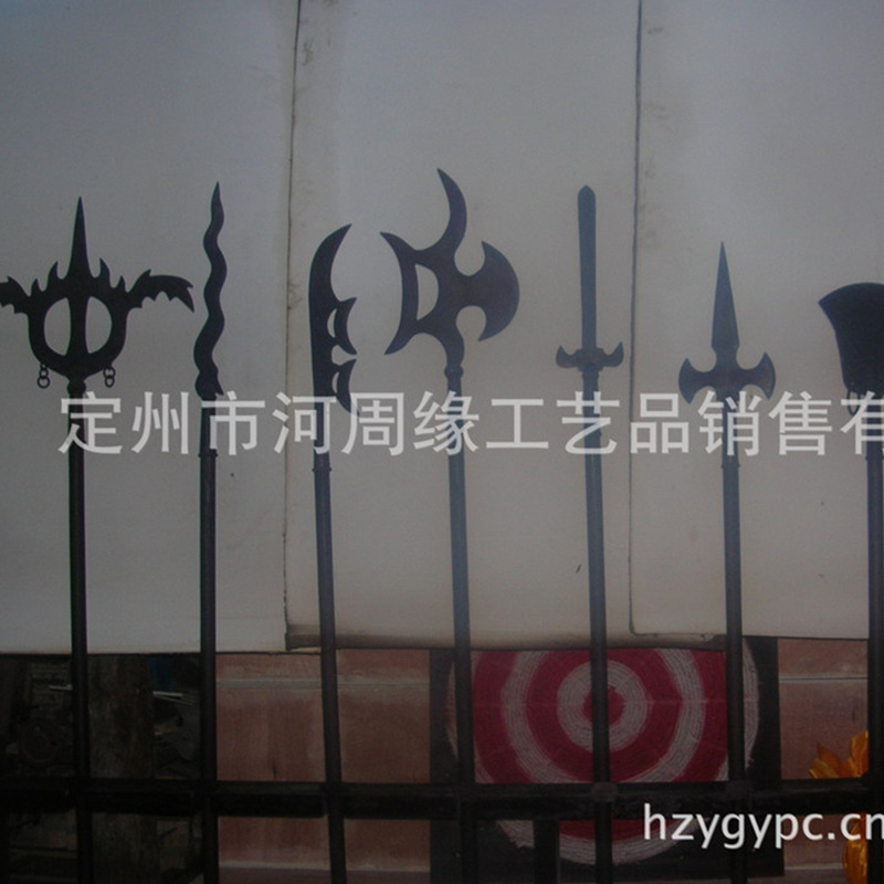 Film & TV Prop Ancient Weapon Replica, Iron Dao Blade for Stage Performance Display - Image 3