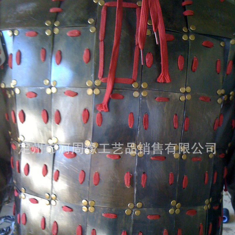 Wearable Japanese-Style Film Prop Armor, Iron Construction, Classical Style - Image 3