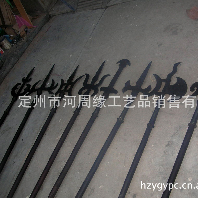 Film & TV Prop Ancient Weapon Replica, Iron Dao Blade for Stage Performance Display - Image 4