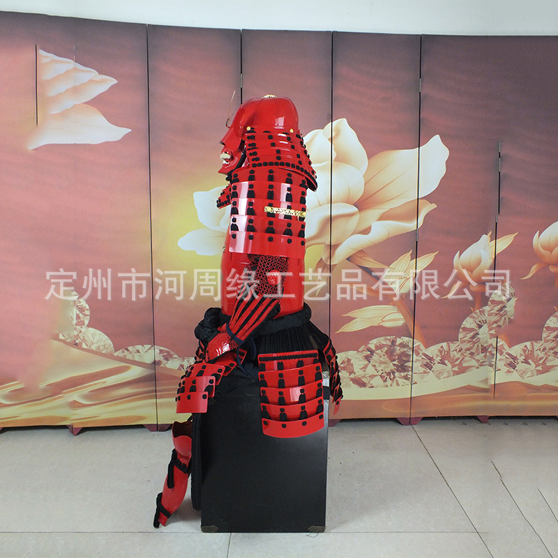 Japanese-Style Warrior Armor Film and Television Prop Costume, Iron Construction, Classical Style - Image 3