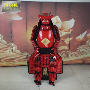 Japanese-Style Warrior Armor Film and Television Prop Costume, Iron Construction, Classical Style