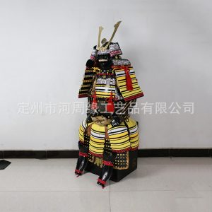 Wearable Japanese Samurai Armor Replica Iron Construction Film TV Prop Display Suit