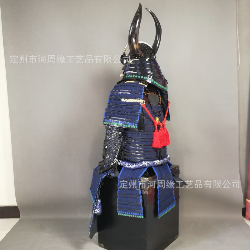 Japanese Warrior Armor Replica, Iron Construction, Wearable Classical-Style Display Suit - Image 4