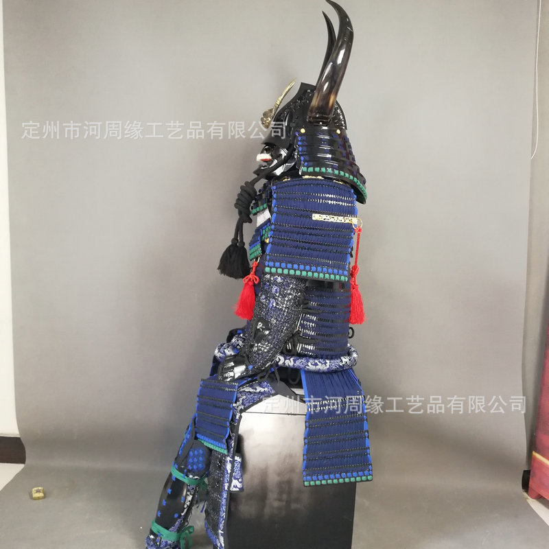Japanese Warrior Armor Replica, Iron Construction, Wearable Classical-Style Display Suit - Image 3