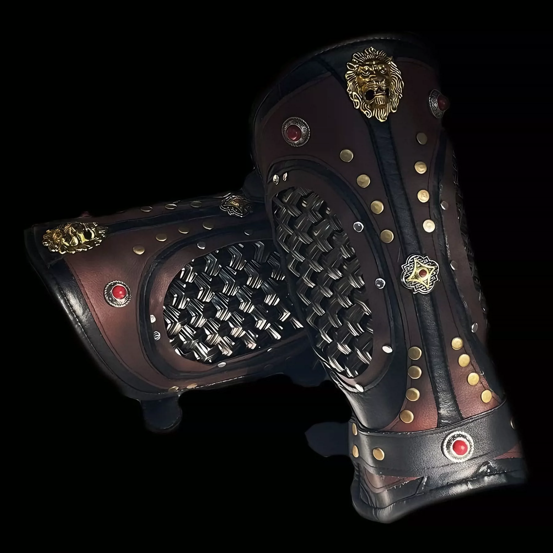 Original Hanging Greaves, China-Chic Wearable Leg Armor Accessory - Image 4
