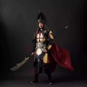 Tang-Ming Dragon-Scale Split Mingguang Armor, China-Chic Life-Size Wearable Chinese General Armor