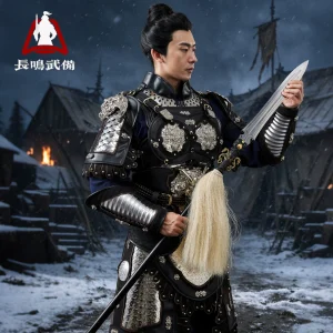 Fish-Scale Split Armor, New China-Chic Wearable Ancient Little-General Full Armor Set - Image 4