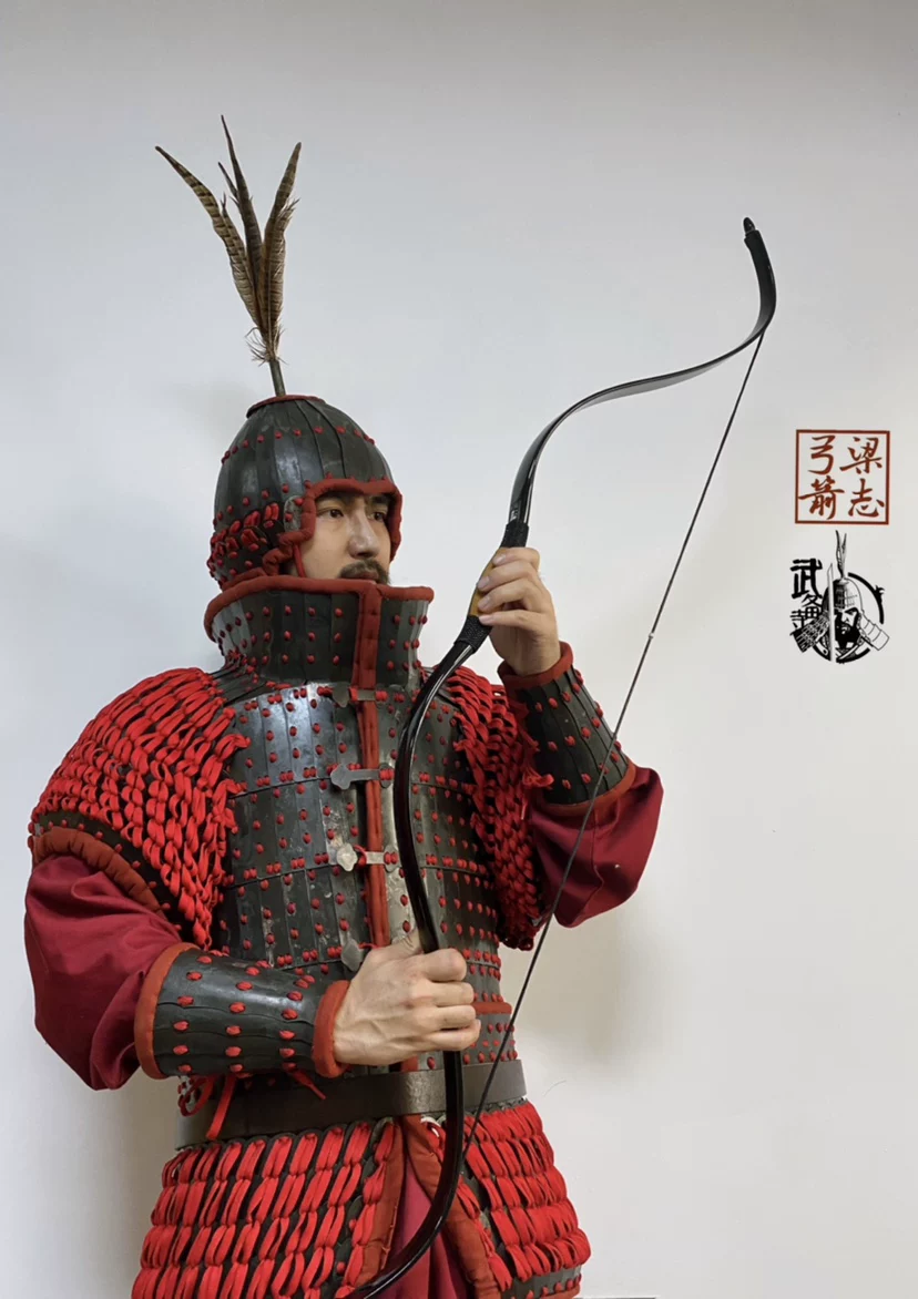 Collab edition Liangzhi bow & arrows 2022 new style small black bow Liangzhi black bow high-draw traditional bow high draw weight - Image 3
