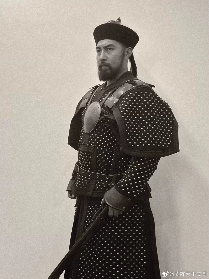 Great Qing cotton armor The Warlords-style Qing armor Qing cotton armor Qing dynasty armor Qing cloth-covered armor - Image 5