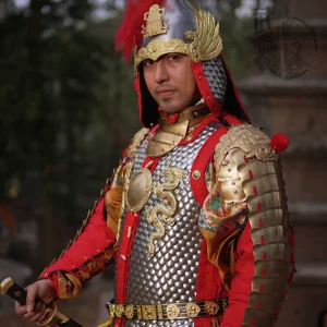 Wanli Emperor armor Departure & Return painting Wanli Emperor armor Ming Wanli Emperor armor Ming armor