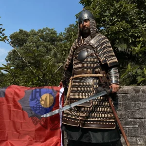 Liao armor Great Liao vanguard iron lamellar Liao iron armor Great Liao lamellar lamellar armor Liao dynasty armor