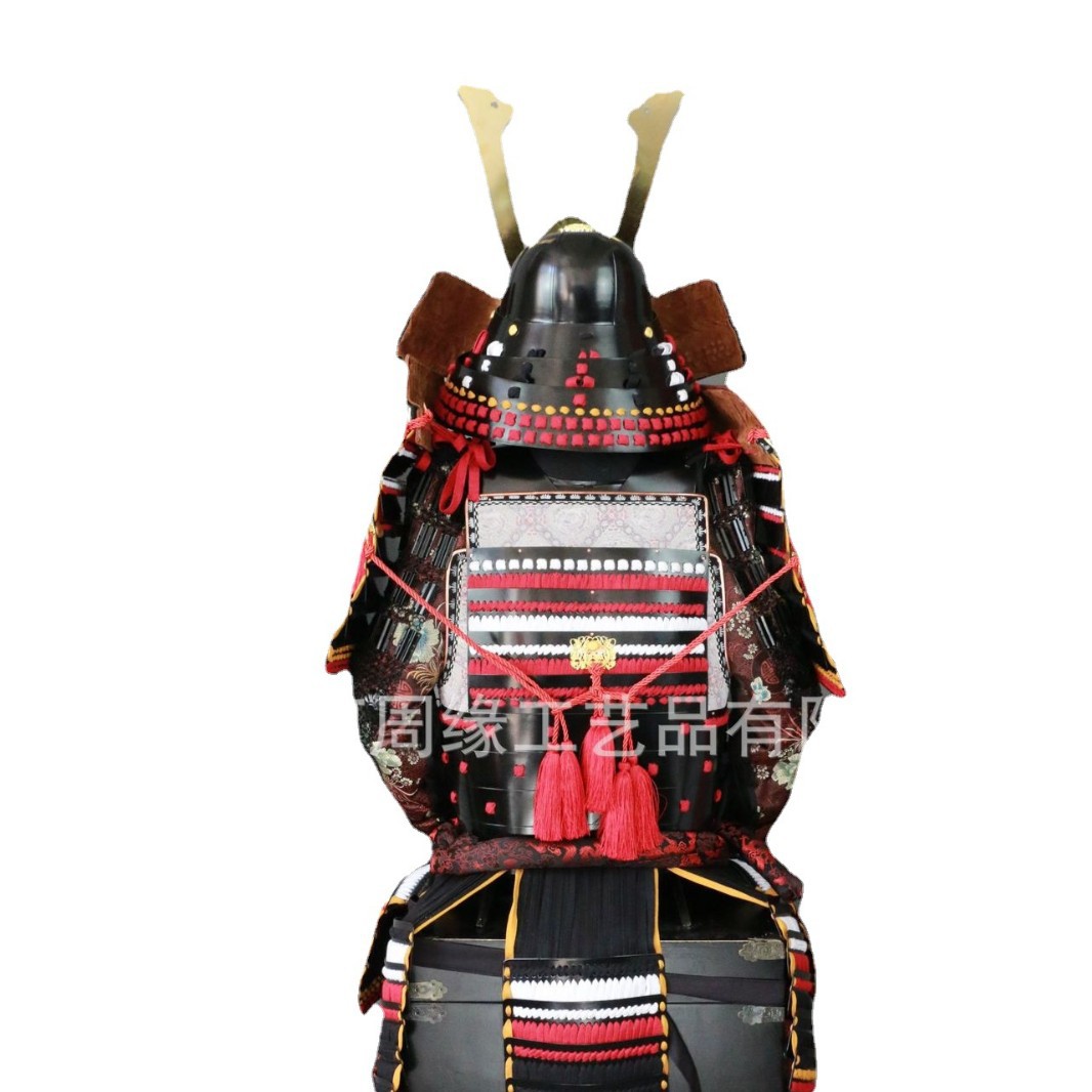 Wearable Japanese Samurai Armor Replica, Iron Construction, Classical Restaurant Display - Image 5