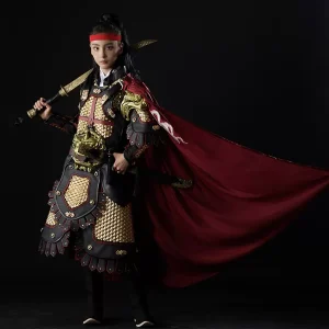 Original Kids Split Replica Armor, Wearable Dynastic Cosplay Black Myth Wukong Armor Set