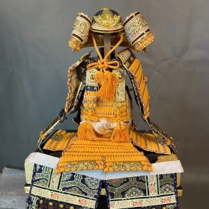 Salamander Samurai Armor Figure Doll - Humanoid Soldier Model Ornament, Large Display Armor Toy