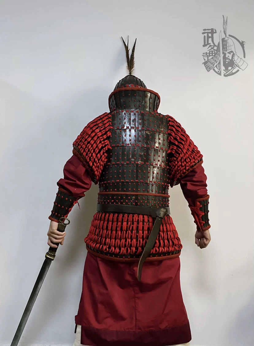 Han iron basin-collar armor iron Han tubular armor Han armor Three Kingdoms armor Three Kingdoms iron basin collar - Image 3