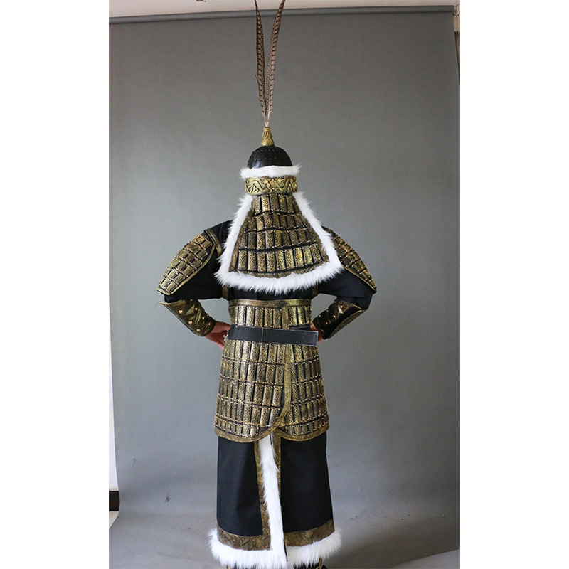 Ancient Warrior Armor Performance Costume, Iron Construction, Classical Style, Adult Wearable - Image 3