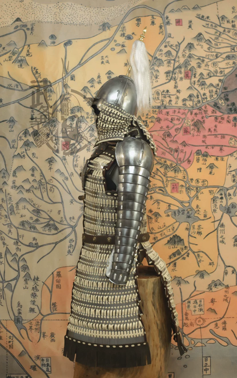 Qin Liangyu frontier battle armor women's frontier straight armor Qin Liangyu armor Ming armor - Image 3