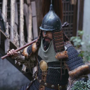 Mongol-Yuan front-open lamellar Mongol armor Mongol armor Mongol-Yuan Central Asian armor