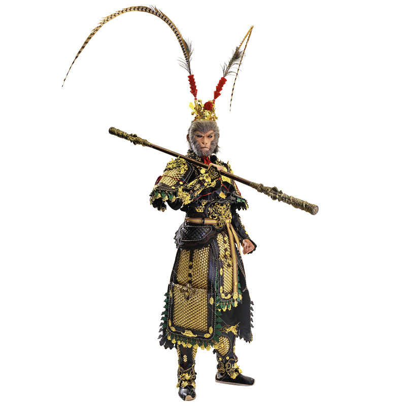 Black Myth Wukong Cosplay Split Armor, Wearable Imitation Metal Hard Style, Mountain Pattern - Image 5