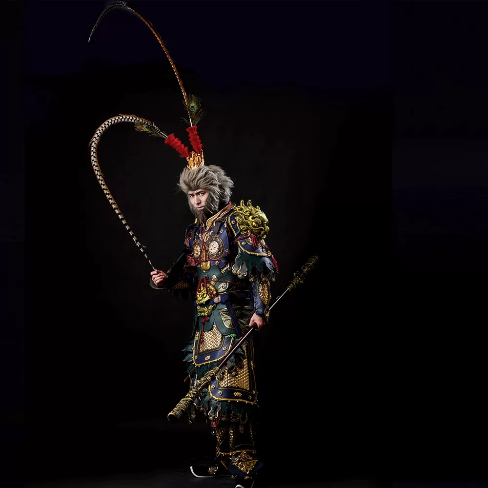 Made-to-Order Black Myth Wukong Cosplay Split Armor, Wearable Metal-Look Restored Style - Image 3