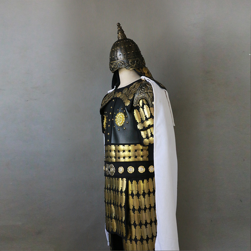 Wearable Ancient Soldier Armor Stage Costume, Iron Construction, Film Prop Replica - Image 3
