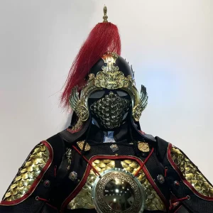 Song/Ming Phoenix-Wing Helmet, Metal Chinese Armor Steel Helmet Accessory