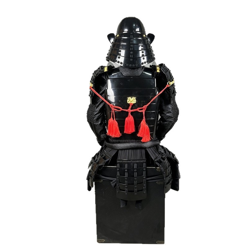 Japanese-style Black Samurai Armor Replica, Display and Film Prop Suit - Image 5