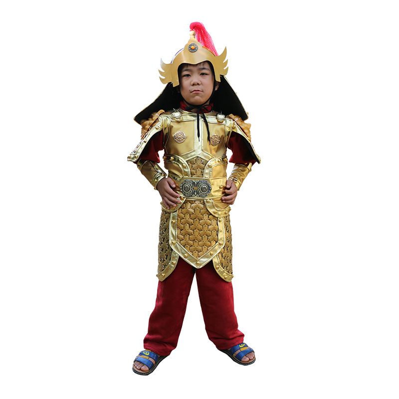 Ancient Soldier Costume Armor Set for Kids and Adults, Iron Stage Performance Replica - Image 5