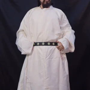 Round-collar robe Tang round-collar robe Li Bai round-collar robe white round-collar robe plain round-collar robe