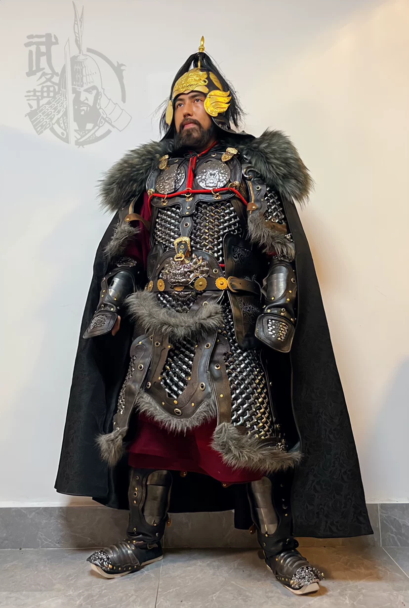 Five Dynasties Northern Han general armor black mountain-pattern armor black-iron mountain-pattern armor Northern Han general armor - Image 2