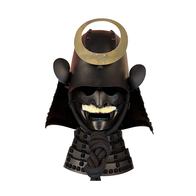 Wearable Japanese Samurai Kabuto Helmet Replica, Stainless Steel, Stage Prop and Display - Image 5