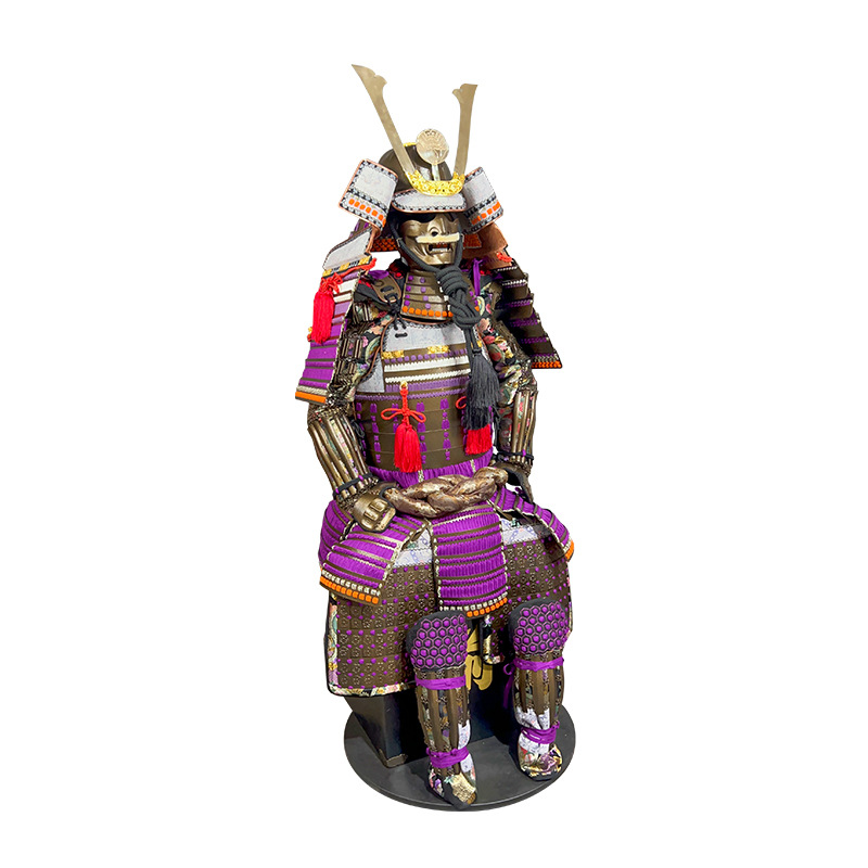 Warring States Samurai Armor Replica Iron Film & Stage Performance Costume - Image 5