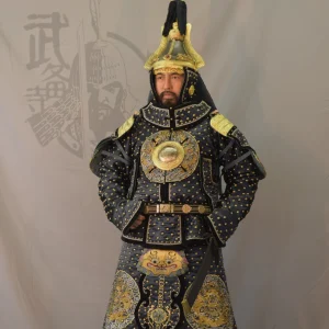 Qing premium cotton armor imperial emperor armor Qing python-dragon cotton armor chiseled premium edition