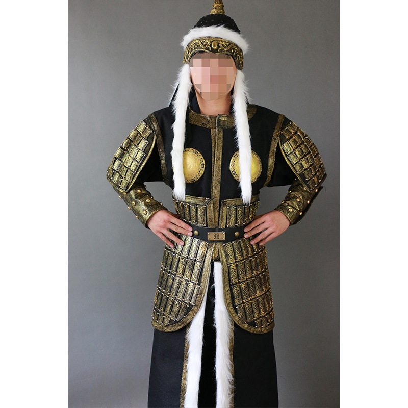 Ancient Warrior Armor Performance Costume, Iron Construction, Classical Style, Adult Wearable - Image 2