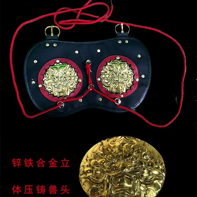 Unisex Alloy Breastplate, Life-Size Wearable China-Chic Chest Armor Accessory - Image 4