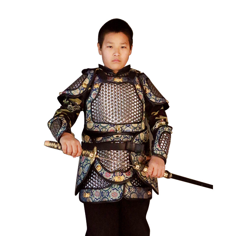 Ancient Chinese General Armor Robe Replica Spring and Autumn Warring States Style Iron Construction - Image 5
