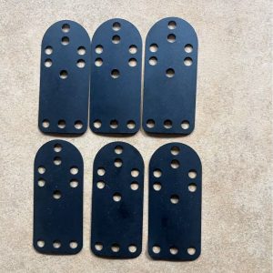 Black Antique Bronze Lamellar Armor Plate Materials for DIY Handmade Armor Accessories