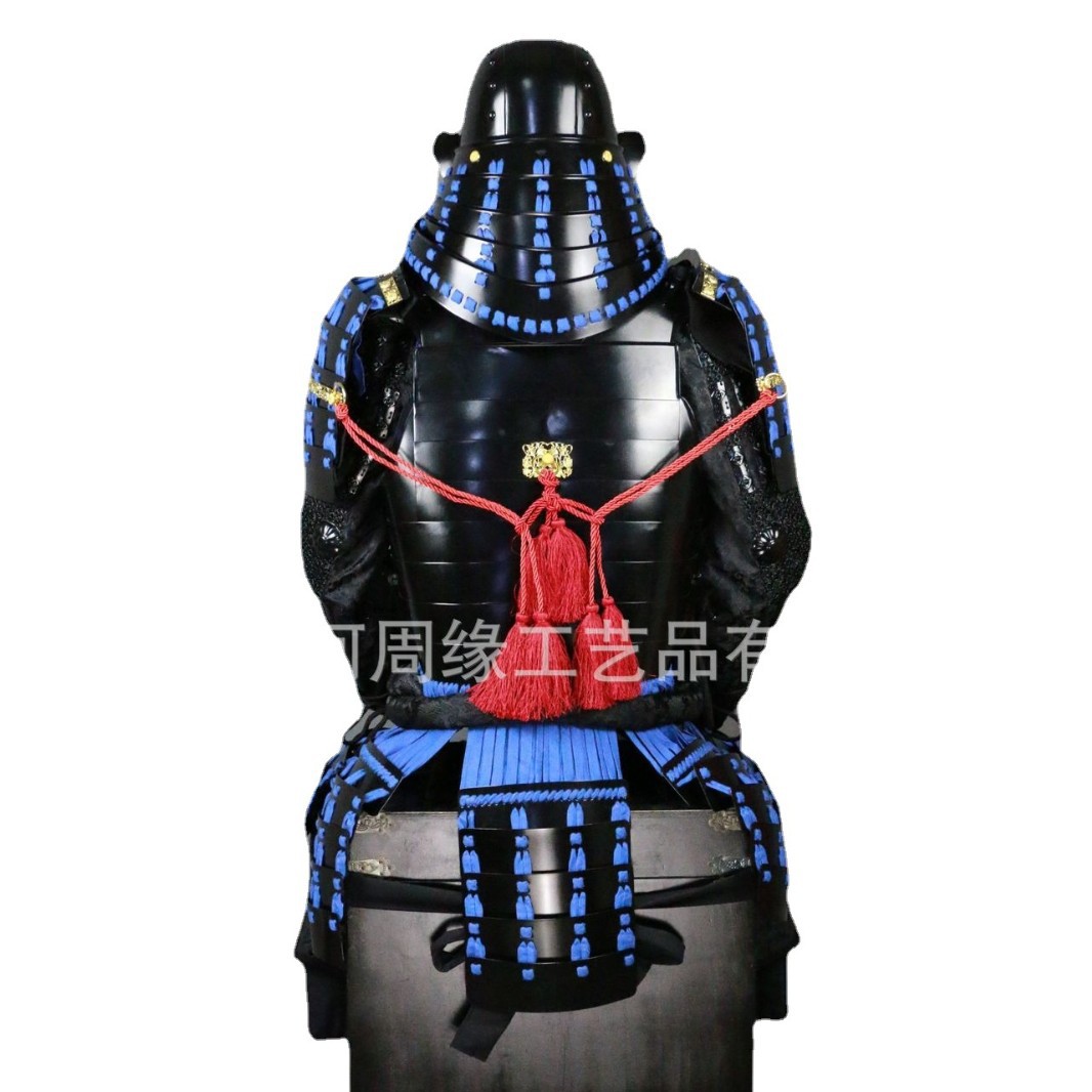 Japanese Warrior Armor Replica, Wearable Iron Construction, Classical Style Display Piece - Image 5