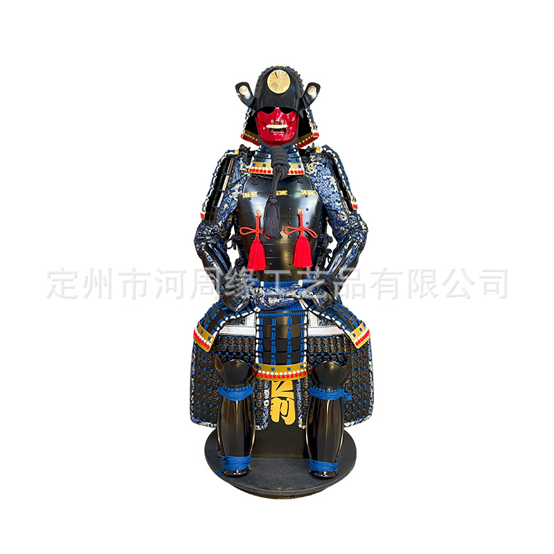 Wearable Samurai Armor Replica, Japanese Sengoku-style Movie Prop, Custom Ornaments, Iron Construction - Image 5