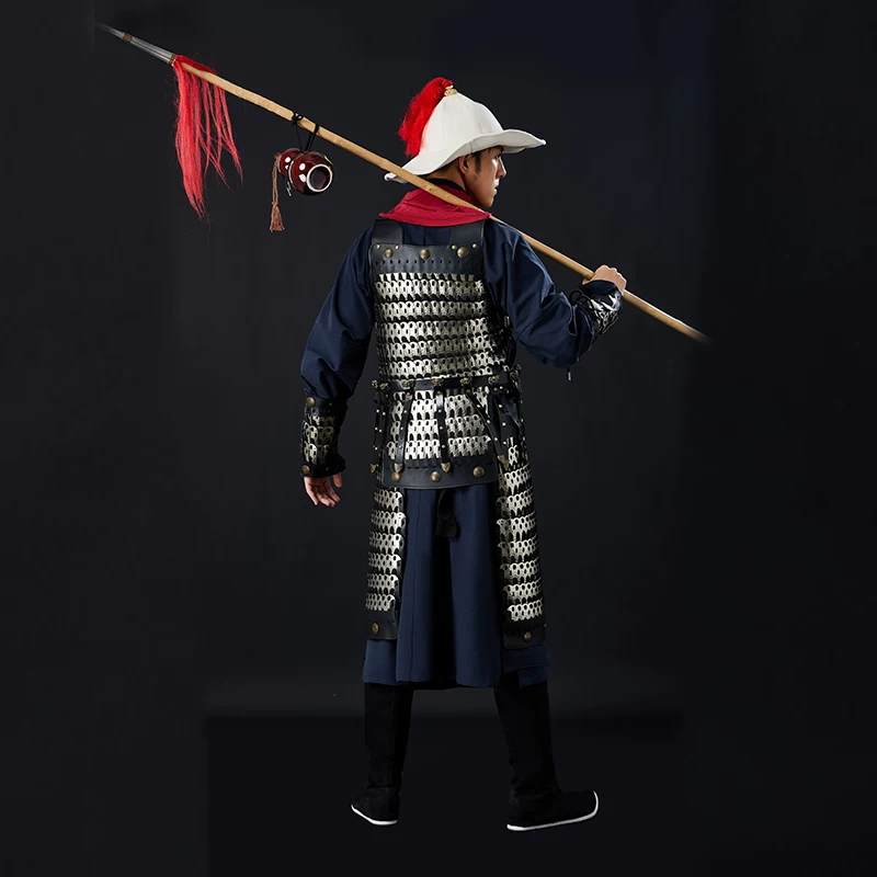 Soldier Metal Lamellar Armor, Tang/Song/Ming Infantry Wearable Ancient Soldier Armor - Image 3