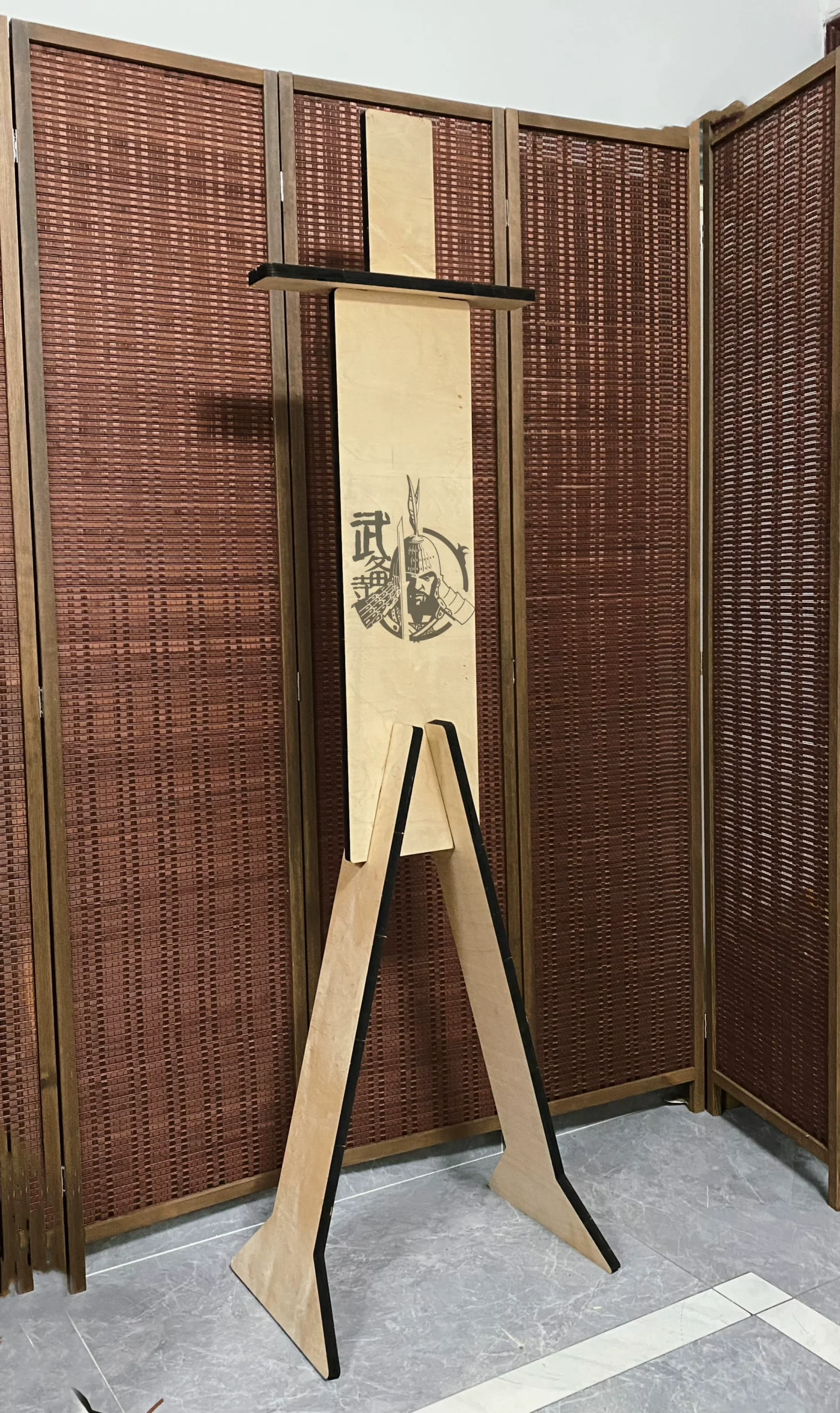 Armor stand floor-standing wooden armor stand armor stand wooden armor support frame - Image 2